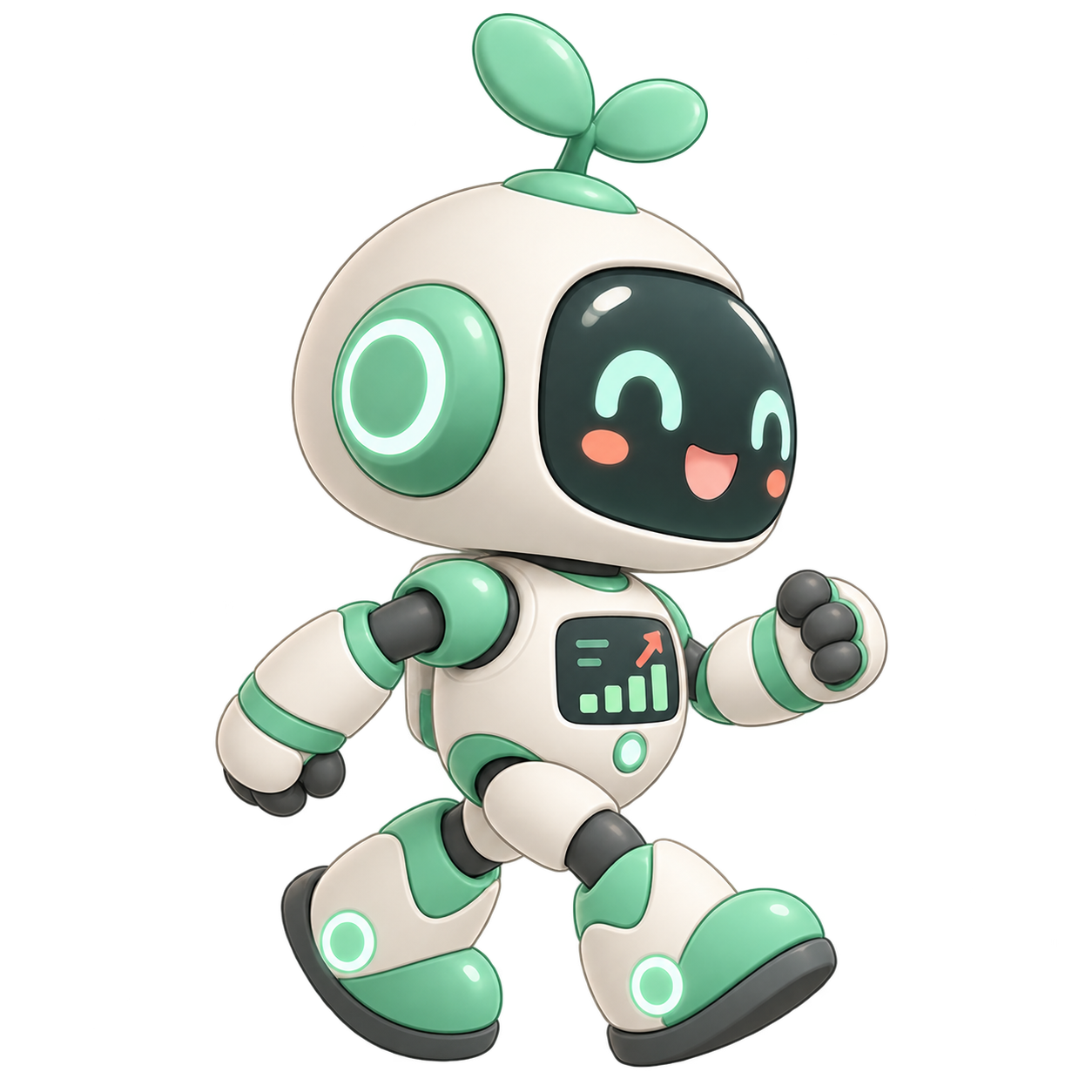 BOTが処理工程を進むアニメーション